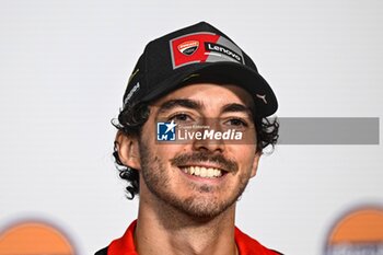 2023-09-21 - Press conference before Indian Oil Grand Prix of India at Buddh International Circuit, 21 September 2023 In picture:Francesco Bagnaia POOL/ MotoGP.com / Cordon Press Images will be for editorial use only. Mandatory credit: ?MotoGP.com Cordon Press - PRESS CONFERENCE AND EVENTS MOTOGP GRAND PRIX OF INDIA - MOTOGP - MOTORS