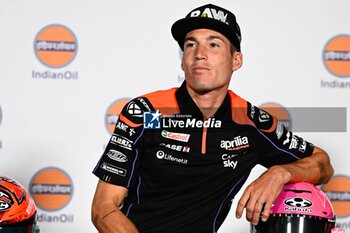 2023-09-21 - Press conference before Indian Oil Grand Prix of India at Buddh International Circuit, 21 September 2023 In picture: Aleix Espargaro POOL/ MotoGP.com / Cordon Press Images will be for editorial use only. Mandatory credit: ?MotoGP.com Cordon Press - PRESS CONFERENCE AND EVENTS MOTOGP GRAND PRIX OF INDIA - MOTOGP - MOTORS