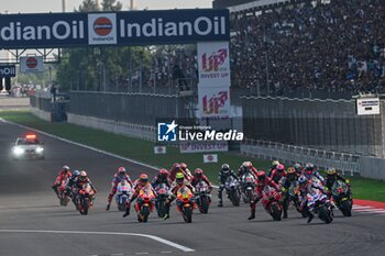 2023-09-23 - Qualifying and Sprint race of Indian Oil Grand Prix of India at Buddh International Circuit, 23 September 2023 In picture: start sprint race POOL/ MotoGP.com / Cordon Press Images will be for editorial use only. Mandatory credit: ?MotoGP.com Cordon Press - QUALIFYING MOTOGP GRAN PRIX OF INDIA - MOTOGP - MOTORS