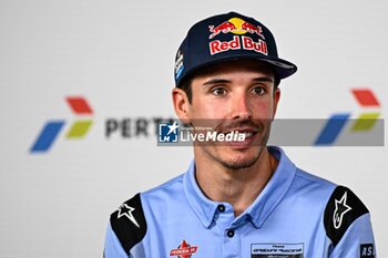 12/10/2023 - Press conference and events before MotoGP Grand Prix of Indonesia at Pertamina Mandalika Circuit, Indonesia, October 12, 2023 In picture: Alex Marquez Rueda de prensa previa y eventos antes del Gran Premio de Indonesia en el Pertamina Mandalika Circuit, Indonesia 12 de Octubre de 2023 POOL/ MotoGP.com / Cordon Press Images will be for editorial use only. Mandatory credit: ?MotoGP.com Cordon Press Cordon Press - PRESS CONFERENCE AND EVENTS MOTOGP GRAND PRIX OF INDONESIA - MOTOGP - MOTORI