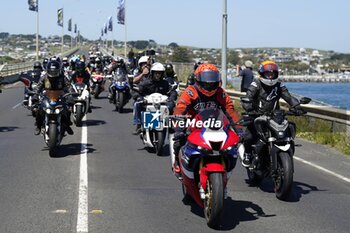 2023-10-19 - Press conference and events before Australian Grand Prix of MotoGP at Phillip Island Circuit. October 19, 2023 In picture: Marc Marquez, Acosta, Wayne Gardner, Kelso and the AGPC CEO welcome fans to the Island in style Rueda de prensa y eventos previos al Gran Premio de MotoGP de Australia en el Circuito Internacional de Phillip Island. 19 de Octubre de 2023 POOL/ MotoGP.com / Cordon Press Images will be for editorial use only. Mandatory credit: ?MotoGP.com Cordon Press Cordon Press - PRESS CONFERENCE AND EVENTS MOTOGP AUSTRALIAN GRAND PRIX - MOTOGP - MOTORS