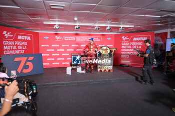 2023-11-26 - Bagnaia Francesco ITA Ducati Lenovo Team Ducati press conference - 2023 MOTOGP GRAND PRIX OF SPAIN - GRAN PREMIO MOTUL DE LA COMUNITAT VALENCIANA - RACE E PRESS CONFERENCE - MOTOGP - MOTORS