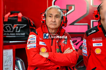 2023-11-25 - Davide Tardozzi, Ducati team manager - 2023 MOTOGP GRAND PRIX OF SPAIN - GRAN PREMIO MOTUL DE LA COMUNITAT VALENCIANA - PADDOCK AND BOX - MOTOGP - MOTORS