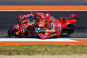 2023-11-24 - Bagnaia Francesco ITA Ducati Lenovo Team Ducati - 2023 MOTOGP GRAND PRIX OF SPAIN - GRAN PREMIO MOTUL DE LA COMUNITAT VALENCIANA - PRACTICE - MOTOGP - MOTORS