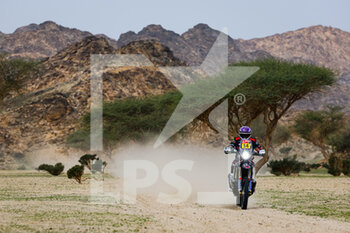 2023-01-01 - 54 NOSIGLIA JAGER Daniel (bol), Rieju-Xraids Experience, KTM, Moto, action during the Stage 1 of the Dakar 2023 around Sea Camp, on January 1st, 2023 near Yanbu, Saudi Arabia - AUTO - DAKAR 2023 - STAGE 1 - RALLY - MOTORS