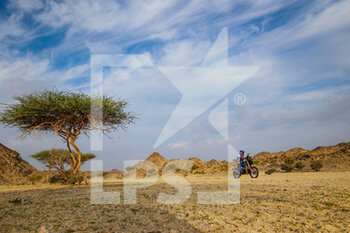 2023-01-01 - 30 MAIO Antonio (prt), Franco Sport Yamaha Racing Team, Yamaha, Moto, action during the Stage 1 of the Dakar 2023 around Sea Camp, on January 1st, 2023 near Yanbu, Saudi Arabia - AUTO - DAKAR 2023 - STAGE 1 - RALLY - MOTORS