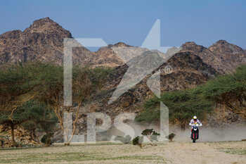 2023-01-01 - 27 RODRIGUES Joaquim (prt), Hero Motorsports Team Rally, Hero, Moto, FIM W2RC, Motul, action during the Stage 1 of the Dakar 2023 around Sea Camp, on January 1st, 2023 near Yanbu, Saudi Arabia - AUTO - DAKAR 2023 - STAGE 1 - RALLY - MOTORS
