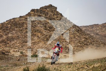 2023-01-01 - 01 SUNDERLAND Sam (gbr), Red Bull KTM GasGas Factory Racing, GasGas, Moto, FIM W2RC, action during the Stage 1 of the Dakar 2023 around Sea Camp, on January 1st, 2023 near Yanbu, Saudi Arabia - AUTO - DAKAR 2023 - STAGE 1 - RALLY - MOTORS