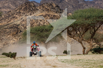 2023-01-01 - 159 MEDEIROS Marcelo (bra), Taguatur Racing Team, Yamaha, Quad, action during the Stage 1 of the Dakar 2023 around Sea Camp, on January 1st, 2023 near Yanbu, Saudi Arabia - AUTO - DAKAR 2023 - STAGE 1 - RALLY - MOTORS