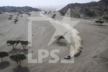 2023-01-01 - 207 SAINZ Carlos (spa), CRUZ Lucas (spa), Team Audi Sport, Audi RS Q e-tron E2, Auto, action during the Stage 1 of the Dakar 2023 around Sea Camp, on January 1st, 2023 near Yanbu, Saudi Arabia - AUTO - DAKAR 2023 - STAGE 1 - RALLY - MOTORS