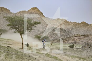 2023-01-01 - 10 HOWES Skyler (usa), Husqvarna Factory Racing, Husqvarna, Moto, FIM W2RC, action during the Stage 1 of the Dakar 2023 around Sea Camp, on January 1st, 2023 near Yanbu, Saudi Arabia - AUTO - DAKAR 2023 - STAGE 1 - RALLY - MOTORS