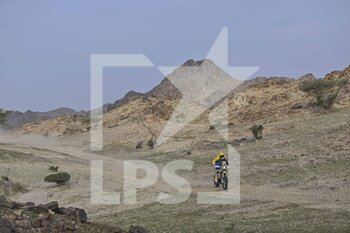 2023-01-01 - 12 MICHEK Martin (cze), Orion - Moto Racing Group, KTM, Moto, action during the Stage 1 of the Dakar 2023 around Sea Camp, on January 1st, 2023 near Yanbu, Saudi Arabia - AUTO - DAKAR 2023 - STAGE 1 - RALLY - MOTORS
