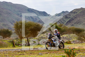 2023-01-02 - 75 LECONTE Edouard (fra), Team Dumontier Racing, KTM, Moto, action during the Stage 2 of the Dakar 2023 between Sea Camp and Al-'Ula, on January 2nd, 2023 in Al-'Ula, Saudi Arabia - AUTO - DAKAR 2023 - STAGE 2 - RALLY - MOTORS