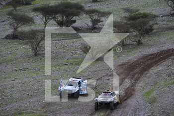 2023-01-02 - 231 DUMAS Romain (fra), DELFINO Max (fra), Rebellion Racing, Toyota Hilux, Auto, action during the Stage 2 of the Dakar 2023 between Sea Camp and Al-'Ula, on January 2nd, 2023 in Al-'Ula, Saudi Arabia - AUTO - DAKAR 2023 - STAGE 2 - RALLY - MOTORS
