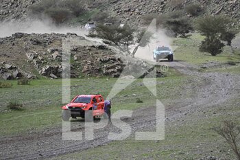 2023-01-02 - 230 MORAES Lucas (bra), GOTTSCHALK Timo (ger), Overdrive Racing, Toyota Hilux, Auto, action during the Stage 2 of the Dakar 2023 between Sea Camp and Al-'Ula, on January 2nd, 2023 in Al-'Ula, Saudi Arabia - AUTO - DAKAR 2023 - STAGE 2 - RALLY - MOTORS