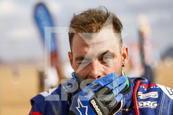 2023-01-02 - DOCHERTY Michael (zaf), HT Rally Raid Husqvarna Racing, Moto, FIM W2RC, Motul, portrait during the Stage 2 of the Dakar 2023 between Sea Camp and Al-'Ula, on January 2nd, 2023 in Al-'Ula, Saudi Arabia - AUTO - DAKAR 2023 - STAGE 2 - RALLY - MOTORS
