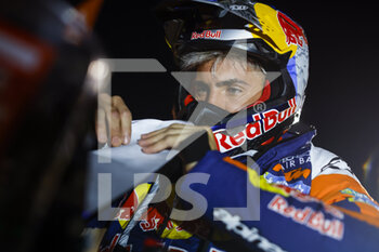2023-01-03 - BENAVIDES Kevin (arg), Red Bull KTM Factory Racing, KTM, Moto, FIM W2RC, portrait at the CHDL during the Stage 3 of the Dakar 2023 between Al-'Ula and Haïl, on January 3rd, 2023 in Haïl, Saudi Arabia - AUTO - DAKAR 2023 - STAGE 3 - RALLY - MOTORS