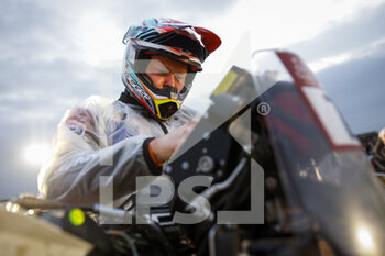 2023-01-03 - LECONTE Edouard (fra), Team Dumontier Racing, KTM, Moto, portrait at the CHDL during the Stage 3 of the Dakar 2023 between Al-'Ula and Haïl, on January 3rd, 2023 in Haïl, Saudi Arabia - AUTO - DAKAR 2023 - STAGE 3 - RALLY - MOTORS