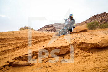 2023-01-03 - 83 JAGU Julien (fra), Drag'On Rally Team, Moto, action during the Stage 3 of the Dakar 2023 between Al-'Ula and Haïl, on January 3rd, 2023 in Haïl, Saudi Arabia - AUTO - DAKAR 2023 - STAGE 3 - RALLY - MOTORS