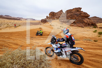 2023-01-03 - 75 LECONTE Edouard (fra), Team Dumontier Racing, KTM, Moto, action during the Stage 3 of the Dakar 2023 between Al-'Ula and Haïl, on January 3rd, 2023 in Haïl, Saudi Arabia - AUTO - DAKAR 2023 - STAGE 3 - RALLY - MOTORS