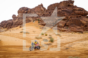 2023-01-03 - 118 LEPELLEY Benjamin (fra), Team Dumontier Racing, Husqvarna, Moto, action during the Stage 3 of the Dakar 2023 between Al-'Ula and Haïl, on January 3rd, 2023 in Haïl, Saudi Arabia - AUTO - DAKAR 2023 - STAGE 3 - RALLY - MOTORS