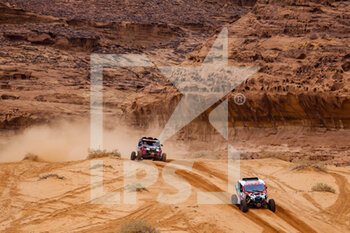 2023-01-03 - 419 SILVA Pato (arg), Flick Xavier (fra), FN Speed, Can-Am, SSV, action during the Stage 3 of the Dakar 2023 between Al-'Ula and Haïl, on January 3rd, 2023 in Haïl, Saudi Arabia - AUTO - DAKAR 2023 - STAGE 3 - RALLY - MOTORS