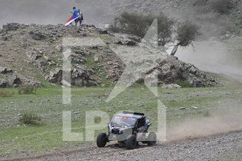 2023-01-03 - 412 GONZALEZ FERIOLI Jeremias (arg), RINALDI Pedro Gonzalo (arg), South Racing Can-Am, BRP, SSV, action during the Stage 2 of the Dakar 2023 between Sea Camp and Al-'Ula, on January 2nd, 2023 in Al-'Ula, Saudi Arabia - AUTO - DAKAR 2023 - STAGE 2 - RALLY - MOTORS