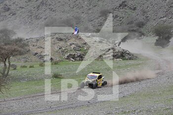 2023-01-03 - 409 CONTI DE OLIVEIRA Bruno (bra), BIANCHI PRATA Pedro (prt), South Racing Can-Am, BRP, SSV, FIA W2RC, action during the Stage 2 of the Dakar 2023 between Sea Camp and Al-'Ula, on January 2nd, 2023 in Al-'Ula, Saudi Arabia - AUTO - DAKAR 2023 - STAGE 2 - RALLY - MOTORS