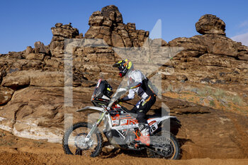 2023-01-04 - 76 LEPAN Jean-Louis (fra), Nomade Racing, KTM, Moto, FIM W2RC, action during the Stage 4 of the Dakar 2023 around Haïl, on January 4th, 2023 in Haïl, Saudi Arabia - AUTO - DAKAR 2023 - STAGE 4 - RALLY - MOTORS