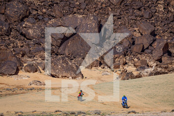 2023-01-04 - 51 AL-LAL LAHADIL Rachid (spa), Melilla Sport Capital, Husqvarna, Moto, Motul, action during the Stage 4 of the Dakar 2023 around Haïl, on January 4th, 2023 in Haïl, Saudi Arabia - AUTO - DAKAR 2023 - STAGE 4 - RALLY - MOTORS