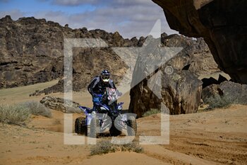 2023-01-04 - 154 MORENO FLORES Francisco (arg), Dragon, Yamaha, Quad, action during the Stage 4 of the Dakar 2023 around Haïl, on January 4th, 2023 in Haïl, Saudi Arabia - AUTO - DAKAR 2023 - STAGE 4 - RALLY - MOTORS