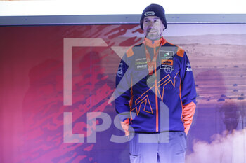 2023-01-04 - CECI Paolo (ita), South Racing Can-Am, BRP, SSV, portrait, W2RC medal ceremony during the Stage 4 of the Dakar 2023 around Haïl, on January 4th, 2023 in Haïl, Saudi Arabia - AUTO - DAKAR 2023 - STAGE 4 - RALLY - MOTORS