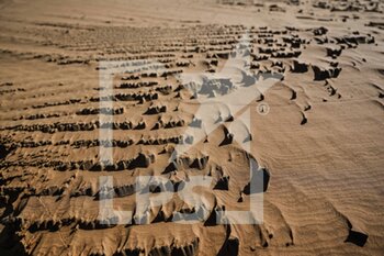 2023-01-05 - Sand, desert landscape during the Stage 5 of the Dakar 2023 around Haïl, on January 5th, 2023 in Haïl, Saudi Arabia - AUTO - DAKAR 2023 - STAGE 5 - RALLY - MOTORS