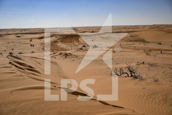 2023-01-05 - Sand, desert, dune landscape during the Stage 5 of the Dakar 2023 around Haïl, on January 5th, 2023 in Haïl, Saudi Arabia - AUTO - DAKAR 2023 - STAGE 5 - RALLY - MOTORS
