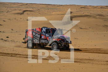 2023-01-05 - 502 VAN KASTEREN Janus (nld), RODEWALD Darek (pol), SNIJDERS Marcel (nld), BOSS Machinery Team de Rooy, Iveco, Trucks, action during the Stage 5 of the Dakar 2023 around Haïl, on January 5th, 2023 in Haïl, Saudi Arabia - AUTO - DAKAR 2023 - STAGE 5 - RALLY - MOTORS
