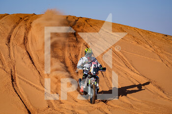 2023-01-06 - 76 LEPAN Jean-Louis (fra), Nomade Racing, KTM, Moto, FIM W2RC, action during the Stage 6 of the Dakar 2023 between Haïl and Al Duwadimi, on January 6th, 2023 in Haïl, Saudi Arabia - AUTO - DAKAR 2023 - STAGE 6 - RALLY - MOTORS