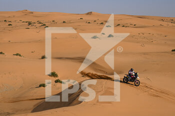 2023-01-06 - 14 BUHLER Sebastian (ger), Hero Motorsports Team Rally, Hero, Moto, FIM W2RC, Motul, action during the Stage 6 of the Dakar 2023 between Haïl and Riyadh, on January 6th, 2023 in Haïl, Saudi Arabia - AUTO - DAKAR 2023 - STAGE 6 - RALLY - MOTORS