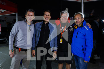 2023-01-08 - Yann Le Moënner, CEO of A.S.O., Promoter of the World Rally-Raid Championship, GARCIA Rudi, manager of Saudi Professional League club Al Nassr, portrait, FORTIN Jean-Marc (bel), Team Principal of Overdrive, ICKX Jacky during the Stage 8 of the Dakar 2023 between Al Duwadimi and Riyadh, on January 8th, 2023 in Riyadh, Saudi Arabia - AUTO - DAKAR 2023 - STAGE 8 - RALLY - MOTORS