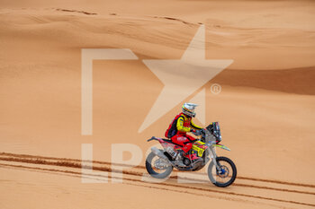2023-01-10 - 118 LEPELLEY Benjamin (fra), Team Dumontier Racing, Husqvarna, Moto, action during the Stage 9 of the Dakar 2023 between Riyadh and Haradh, on January 10th, 2023 in Haradh, Saudi Arabia - AUTO - DAKAR 2023 - STAGE 9 - RALLY - MOTORS