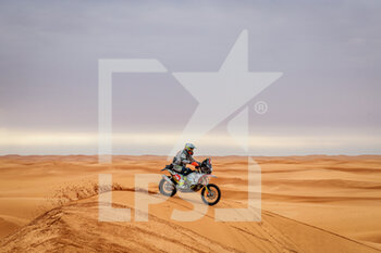 2023-01-10 - 104 PEARSON James (USA), American Rally Originals, KTM, Moto, Original by Motul, action during the Stage 9 of the Dakar 2023 between Riyadh and Haradh, on January 10th, 2023 in Haradh, Saudi Arabia - AUTO - DAKAR 2023 - STAGE 9 - RALLY - MOTORS