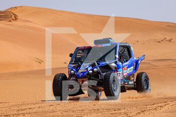 2023-01-10 - 322 CASALE Ignacio (chl), LEON Alvaro (chl), X-Raid Yamaha Supported Team, Yamaha, SSV, action during the Stage 9 of the Dakar 2023 between Riyadh and Haradh, on January 10th, 2023 in Haradh, Saudi Arabia - AUTO - DAKAR 2023 - STAGE 9 - RALLY - MOTORS