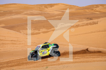 2023-01-10 - 409 CONTI DE OLIVEIRA Bruno (bra), BIANCHI PRATA Pedro (prt), South Racing Can-Am, BRP, SSV, FIA W2RC, Motul, action during the Stage 9 of the Dakar 2023 between Riyadh and Haradh, on January 10th, 2023 in Haradh, Saudi Arabia - AUTO - DAKAR 2023 - STAGE 9 - RALLY - MOTORS