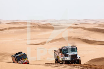 2023-01-10 - 500 KOOLEN Kees (nld), DE GRAAF Wouter (nld), ROZEGAARD Wouter (nld), Project 2030, Iveco, Trucks, FIA W2RC, action during the Stage 9 of the Dakar 2023 between Riyadh and Haradh, on January 10th, 2023 in Haradh, Saudi Arabia - AUTO - DAKAR 2023 - STAGE 9 - RALLY - MOTORS