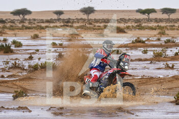 2023-01-10 - 109 DURAND Kevin (fra), RS Moto Racing Team, Honda, Moto, action during the Stage 9 of the Dakar 2023 between Riyadh and Haradh, on January 10th, 2023 in Haradh, Saudi Arabia - AUTO - DAKAR 2023 - STAGE 9 - RALLY - MOTORS
