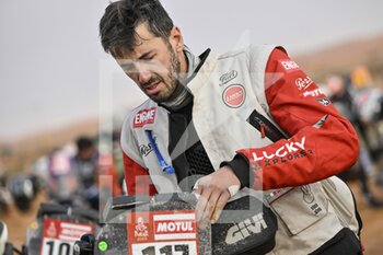 2023-01-10 - 117 MISSONI Ottavio (ita), Ottavio Missoni, MV Augusta, Honda, Moto, Motul, during the Stage 9 of the Dakar 2023 between Riyadh and Haradh, on January 10th, 2023 in Haradh, Saudi Arabia - AUTO - DAKAR 2023 - STAGE 9 - RALLY - MOTORS