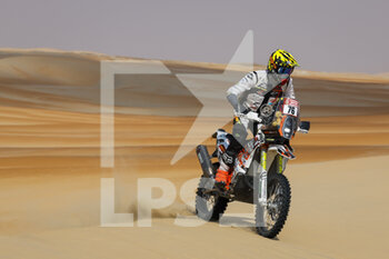 2023-01-11 - 76 LEPAN Jean-Louis (fra), Nomade Racing, KTM, Moto, FIM W2RC, action during the Stage 10 of the Dakar 2023 between Haradh and Shaybah, on January 11, 2023 in Shaybah, Saudi Arabia - AUTO - DAKAR 2023 - STAGE 10 - RALLY - MOTORS