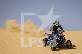 2023-01-11 - 154 MORENO FLORES Francisco (arg), Dragon, Yamaha, Quad, action during the Stage 10 of the Dakar 2023 between Haradh and Shaybah, on January 11, 2023 in Shaybah, Saudi Arabia - AUTO - DAKAR 2023 - STAGE 10 - RALLY - MOTORS