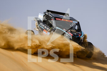 2023-01-11 - 412 GONZALEZ FERIOLI Jeremias (arg), RINALDI Pedro Gonzalo (arg), South Racing Can-Am, BRP, SSV, Motul, action during the Stage 10 of the Dakar 2023 between Haradh and Shaybah, on January 11, 2023 in Shaybah, Saudi Arabia - AUTO - DAKAR 2023 - STAGE 10 - RALLY - MOTORS