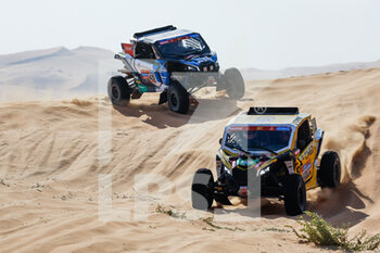 2023-01-11 - 409 CONTI DE OLIVEIRA Bruno (bra), BIANCHI PRATA Pedro (prt), South Racing Can-Am, BRP, SSV, FIA W2RC, Motul, action during the Stage 10 of the Dakar 2023 between Haradh and Shaybah, on January 11, 2023 in Shaybah, Saudi Arabia - AUTO - DAKAR 2023 - STAGE 10 - RALLY - MOTORS