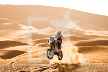 2023-01-13 - 76 LEPAN Jean-Louis (fra), Nomade Racing, KTM, Moto, FIM W2RC, action during the Stage 12 of the Dakar 2023 between Empty Quarter Marathon and Shaybah, on January 13, 2023 in Shaybah, Saudi Arabia - AUTO - DAKAR 2023 - STAGE 12 - RALLY - MOTORS